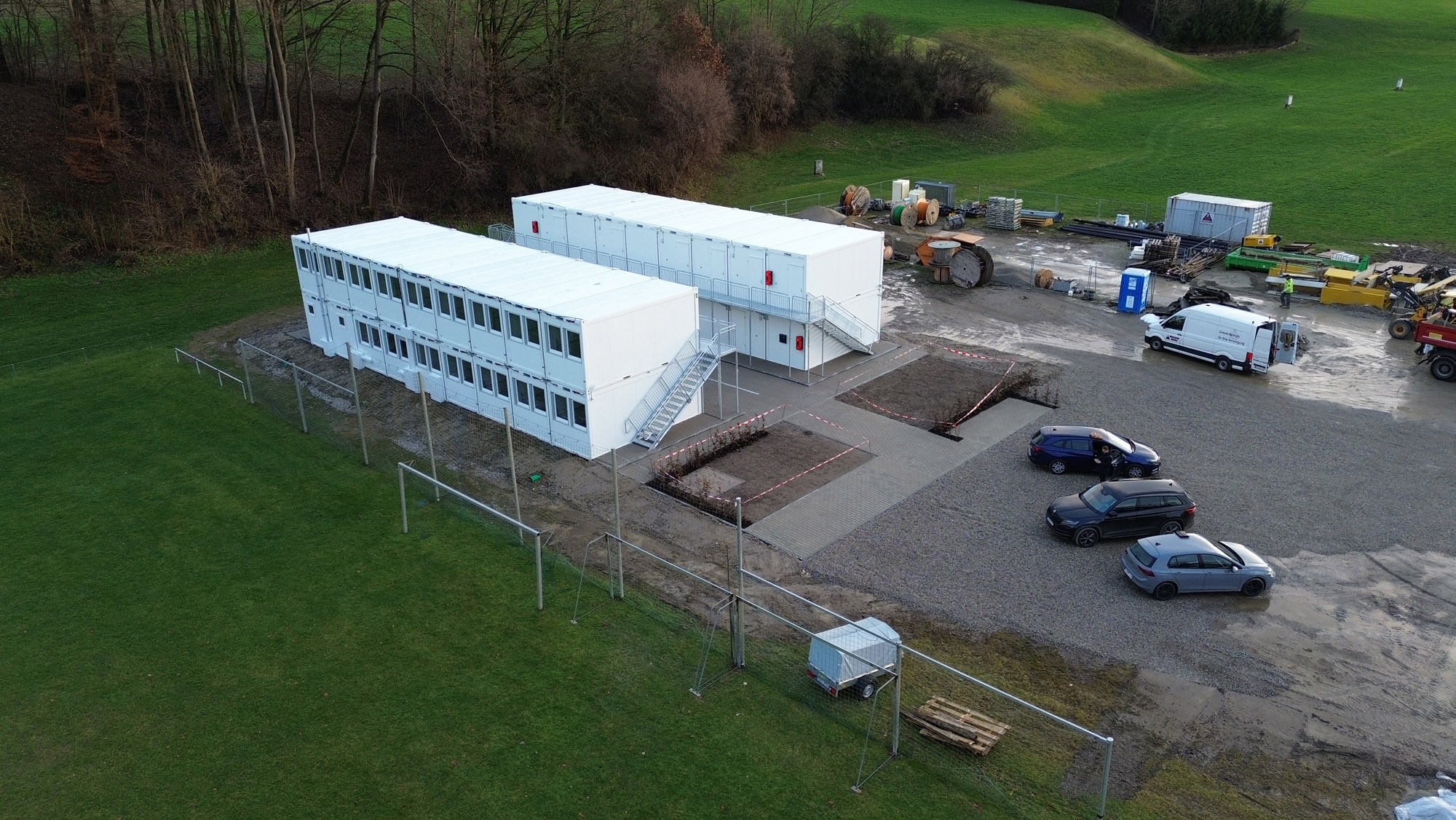 KFB baute Wohnheim für Flüchtlinge in St. Wolfgang in Rekordzeit - Aussenanlagen