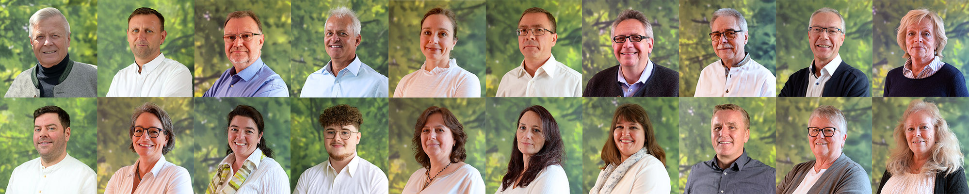 Mitarbeiter der KFB als Bild-Collage