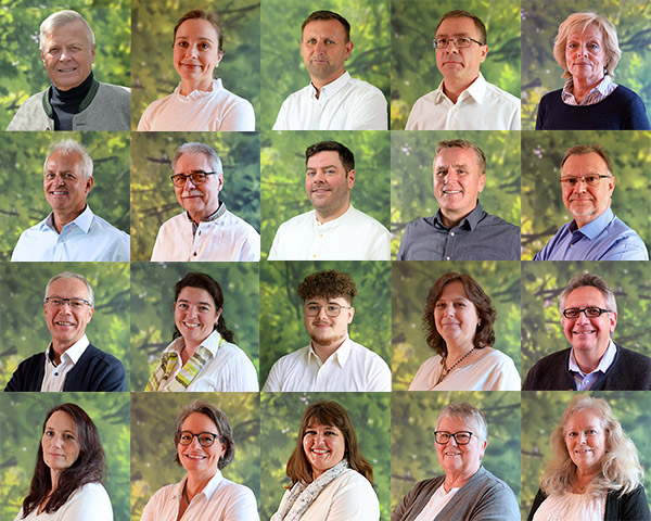 Mitarbeiter der KFB als Bild-Collage